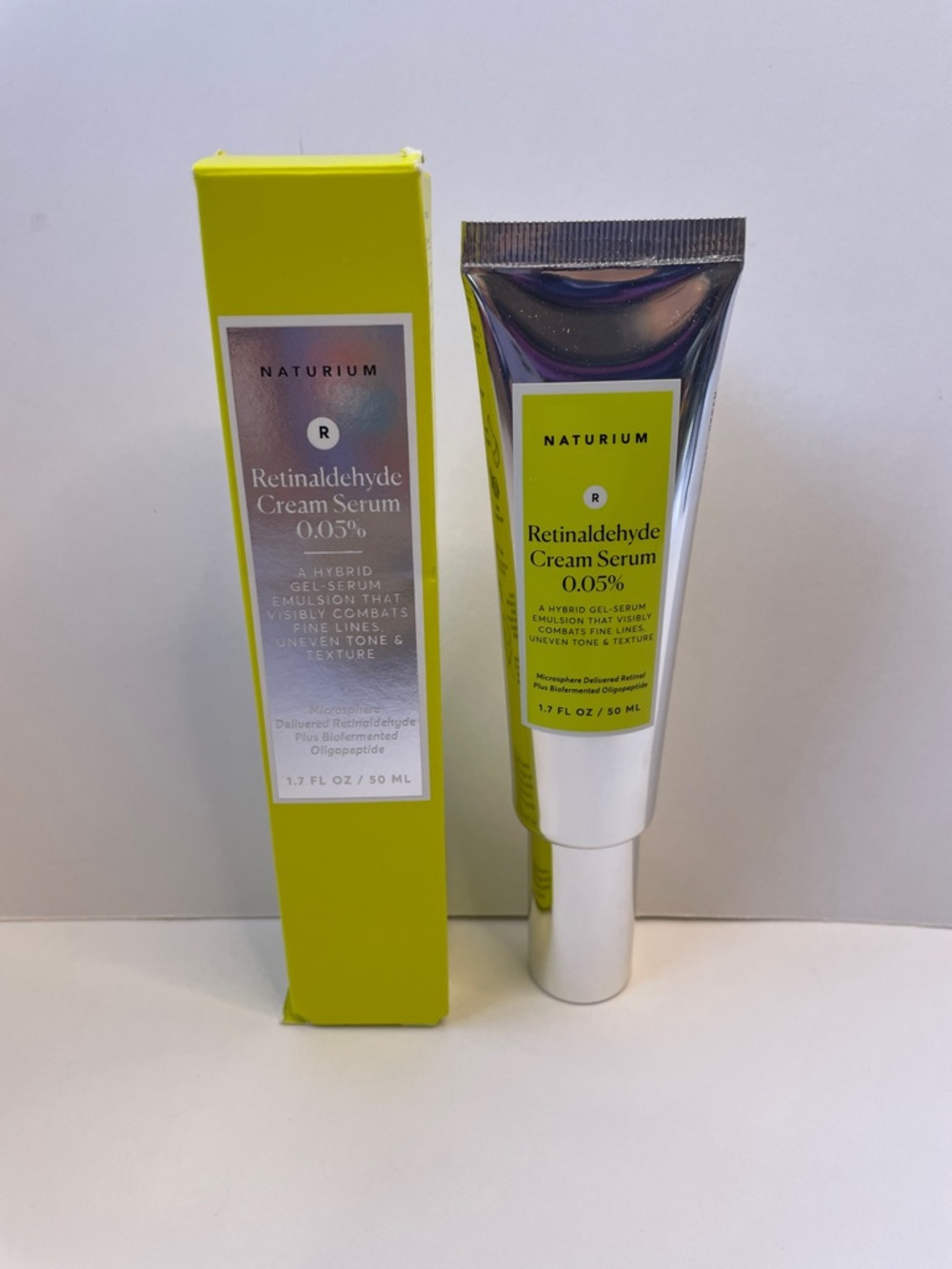 NIB NATURIUM Retinaldehyde Cream Serum 0.05%. - Picture 1 of 8